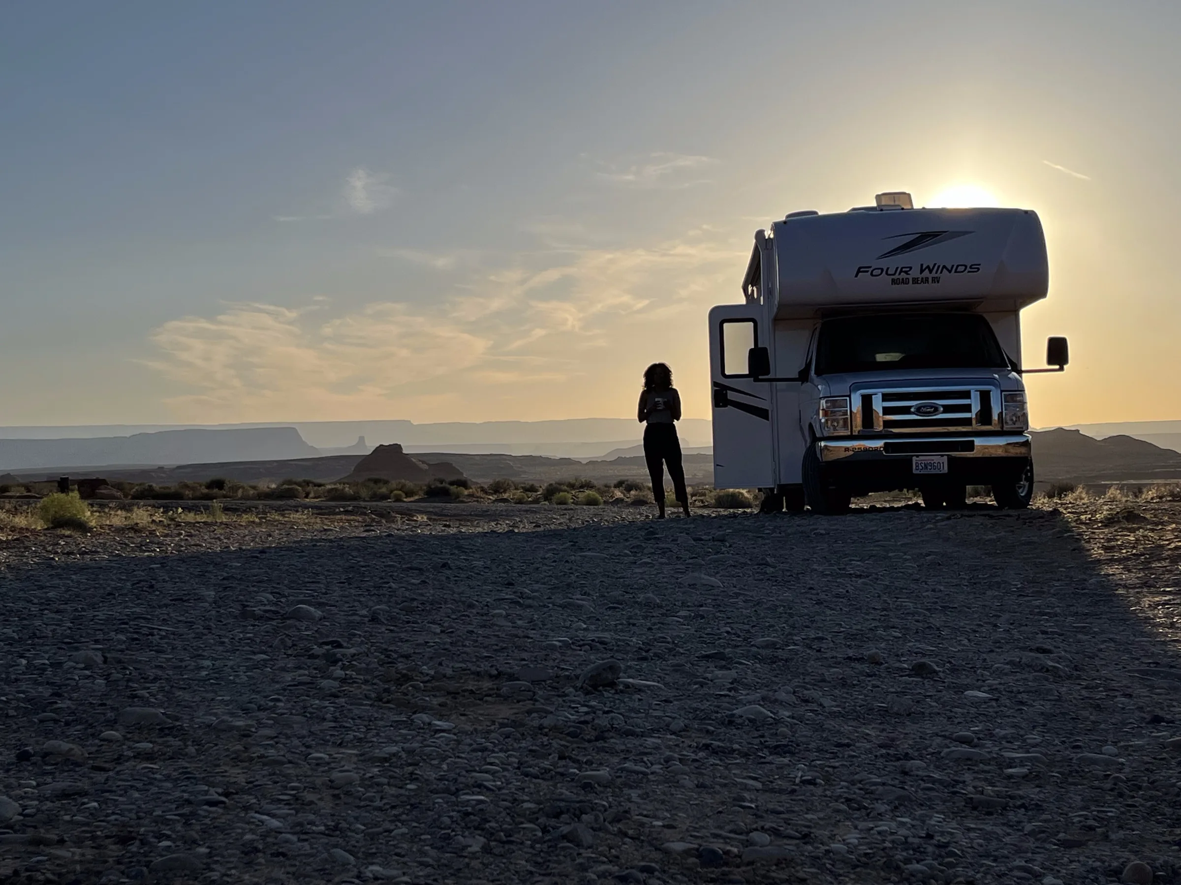 Sunset at the RV