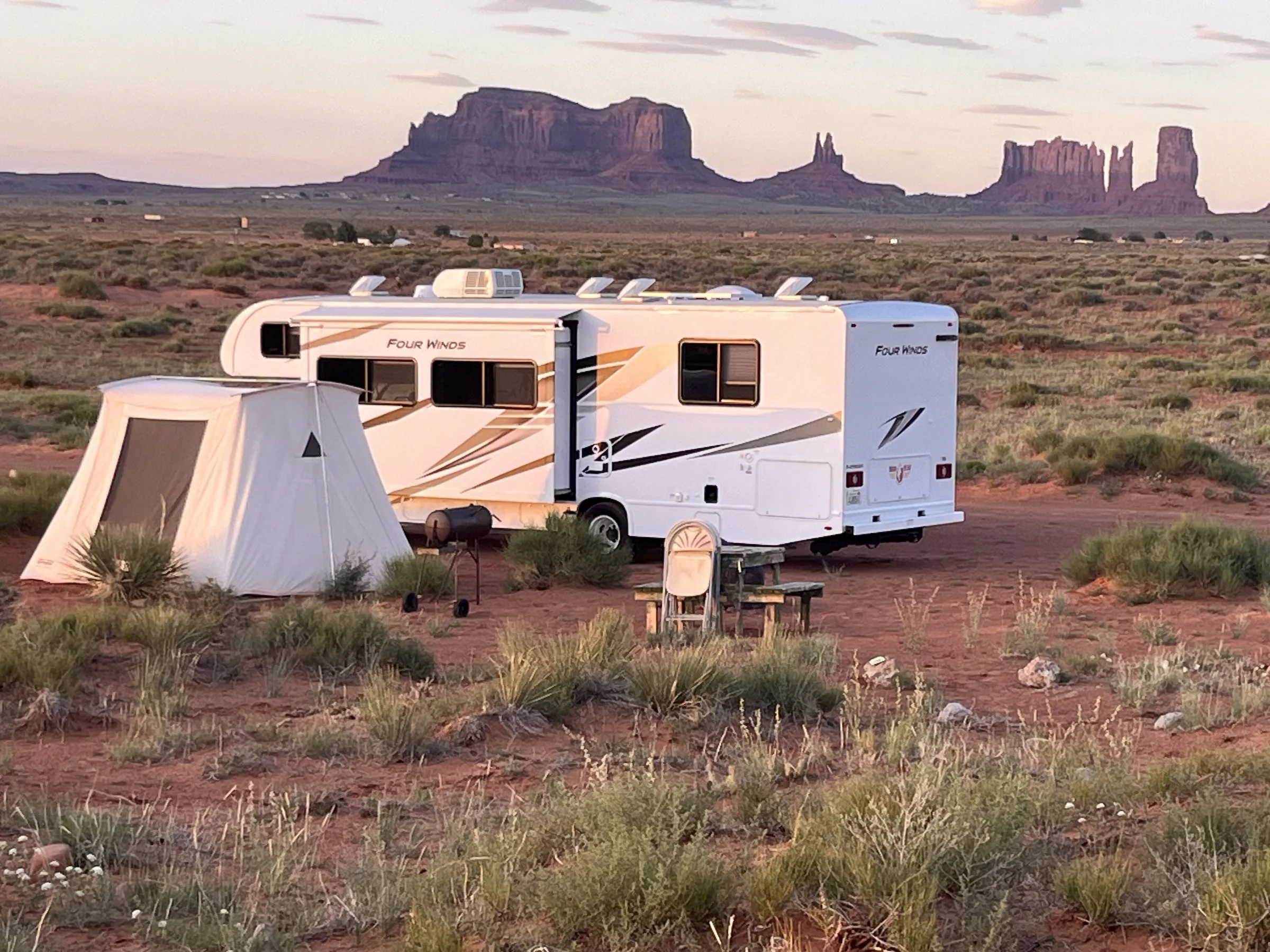 Our RV at Monument Valley