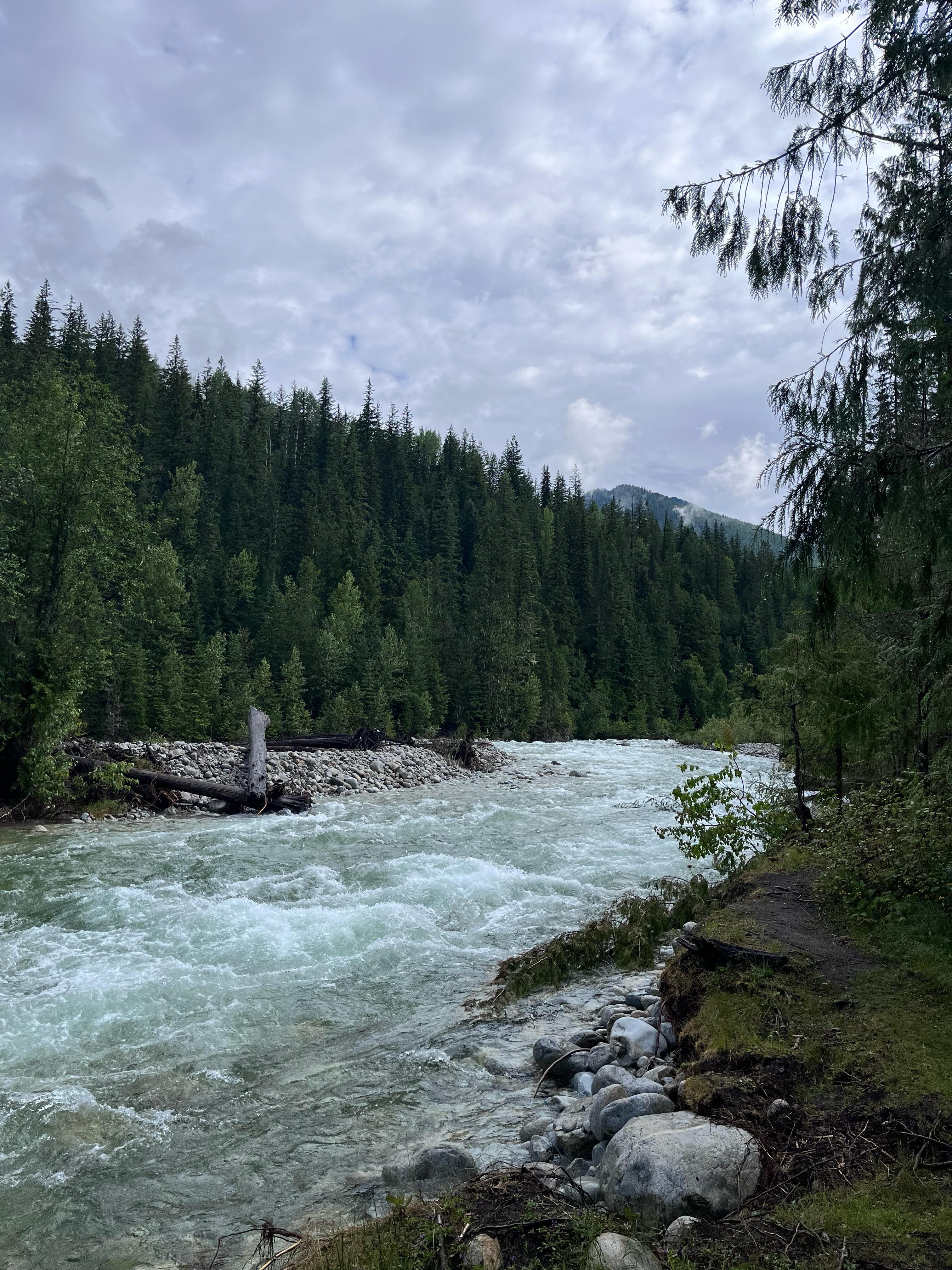 Agam and Jillian on their Calgary to Vancouver road trip